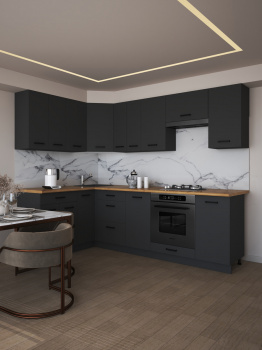 Модульный кухонный гарнитур "Графит"
